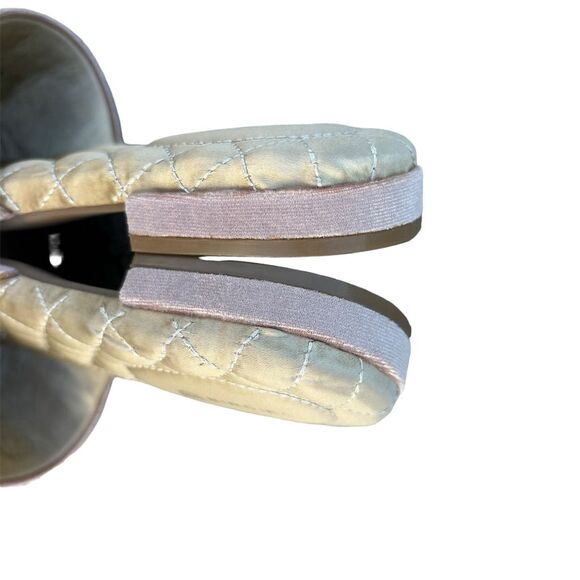 Birdies The SongBird Pink Velvet Mule Slippers Size 6.5 Crystal Embellished - Picture 5 of 11